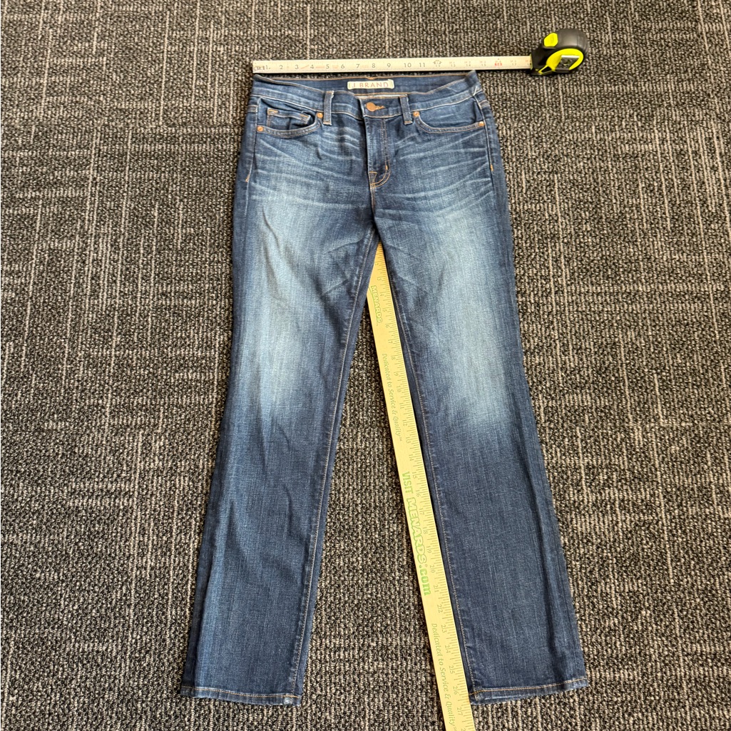J Brand Jeans Womens 28 Mid Wash Blue Denim High Rise Skinny Ankle